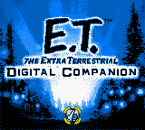 E.T. The Extra Terrestrial - Digital Companion (USA) Title Screen